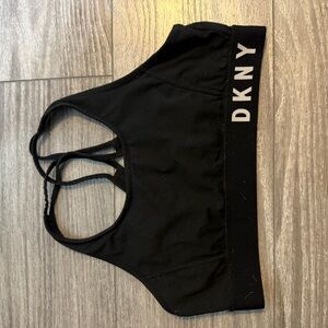 DKNY Black XL Sports Bra
